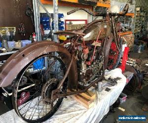 Indian 1924 Scout Project Motorcycle 