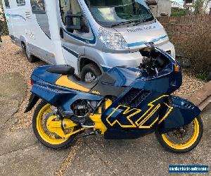 BMW K1 980cc 1989 Original UK Bike Laguna Blue and Yellow 32500 miles G reg