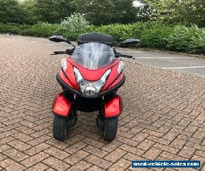 2016 YAMAHA MW125 TRICITY 125 CC RED TRICYCLE 3 WHEELED SCOOTER 8400 MILES
