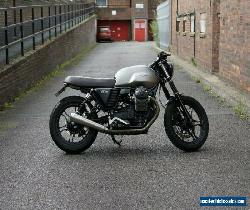 BEAUTIFUL MOTO GUZZI V7 II STONE ABS SILVER MATTE GREY CUSTOM CAFE RACER 2018  for Sale