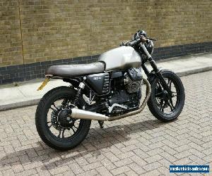 BEAUTIFUL MOTO GUZZI V7 II STONE ABS SILVER MATTE GREY CUSTOM CAFE RACER 2018 