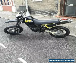 Yamaha xt 350 sm g reg black  mot restored