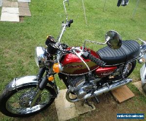 Suzuki t 500 twin  motorcycle 1973