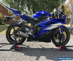 Yamaha YZF- R6 R, 2006, blue, road bike with V5 / track bike / race bike project