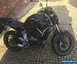 Yamaha MT-07 (MT-07) ABS only 5142 miles in Deep Armour purple