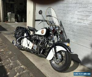 1952  Indian Chief Blackhawk motorcycle