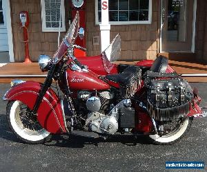 1951 Indian Chief with Sidecar