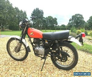 1977 Honda XL125 S, barn find, project, tax & MOT exempt, classic