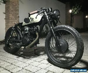 Honda CG 125 Custom Cafe racer / Bobber / Brat bike 2001