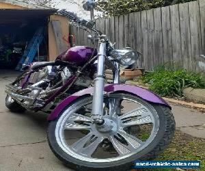 Harley Davidson chopper custom