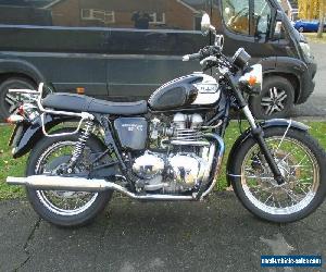 TRIUMPH BONNEVILLE T100 865 CARB 10K 2007 HPI CLEAR MOT FSH MANUALS MANY EXTRAS 