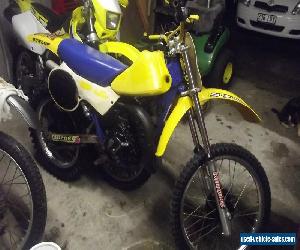 1984 Suzuki RM80 Big Wheel. Great bike Runs well Collectors item Not CR,YZ, KX