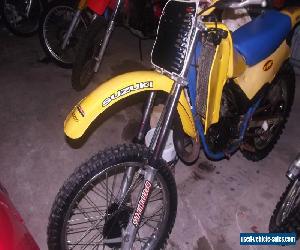 1984 Suzuki RM80 Big Wheel. Great bike Runs well Collectors item Not CR,YZ, KX