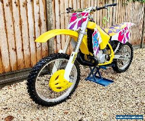 1992 RM250 Suzuki motorcross bike, nut and bolt restoration.