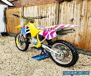 1992 RM250 Suzuki motorcross bike, nut and bolt restoration.