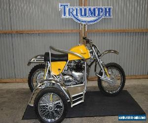 Triumph Wasp motocross outfit . 650 6T twin carb engine