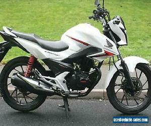 2018 Honda CB125F 125cc Sports White - Only 80 miles from New