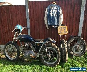 TRIUMPH T120R FLAT TRACKER 1966 USED AT ASTRODOME HOUSTON WITH NOVA