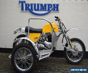 Triumph Wasp motocross outfit . 650 6T twin carb engine