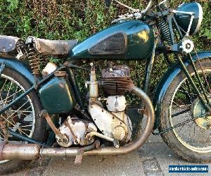 BSA Pre war motorcycle WM20 sidecar barn find collectable classic 1944 500 ccm