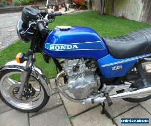 1980 HONDA CB250N SUPERDREAM VGC EX RUNNER VERY LOW MILES 4 OWNRS 3 DAY AUCTION