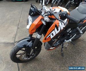 KTM 125 Duke Slight Damage Suit Parts or Track Bike, Stat Write Off  