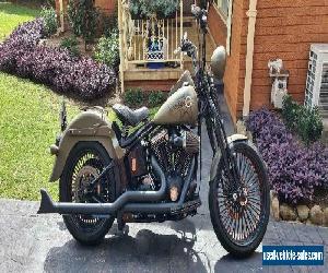 Harley Davidson 1988 Soft tail military themed springer