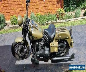 Harley Davidson 1988 Soft tail military themed springer