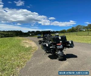 BMW R1200GS Adventure 2018 with full luggage and amazing touring modifications