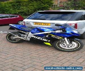 2002 SUZUKI GSX R600 K1 BLUE/BLACK