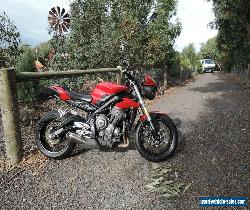 TRIUMPH STREET TRIPLE 660 LAMS APPROVED RED 2017 VERY CLEAN BIKE 675  for Sale