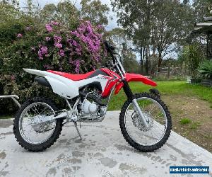 Near New 2017 Honda CRF 125f - Limited Hours Ridden