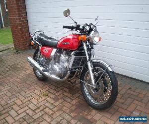 1976 SUZUKI GT750A KETTLE RESTORED NEW MOT FLAKE ORANGE MANY NEW PARTS