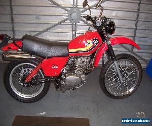 1979 RED HONDA XL250S