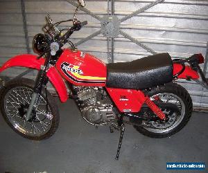 1979 RED HONDA XL250S