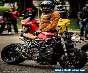 Ducati 848 Cafe Racer Custom NMW Carbon Akrapovic Titanium Pirelli 