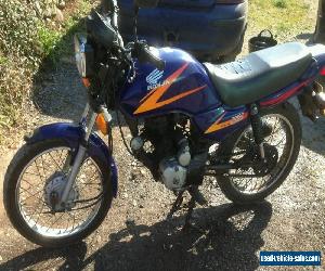 Blue Honda CG 125. 2002. 40K Miles. 