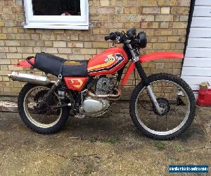 1978 Honda XL250s Classic Restoration Project Engine Running well With V5