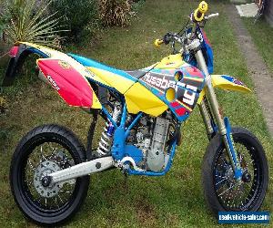 HUSABERG FS650e SuperMoto 2003reg - Engine Rebuild - N-style decal, Black Wheels for Sale