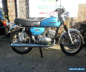 1978 SUZUKI GT 250 BLUE METALLIC