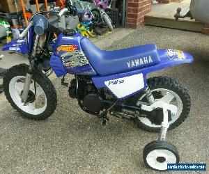 Yamaha PW50 with training wheels. 