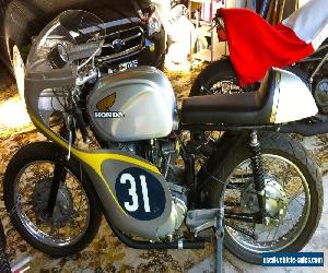 Vintage Honda race bike