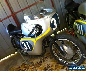 Vintage Honda race bike