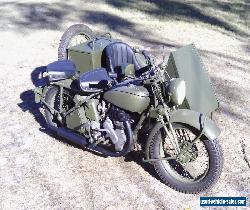 Norton Big4 Military motorcycle sidecar 41 Genuine 2wd Army WWII,633cc single for Sale