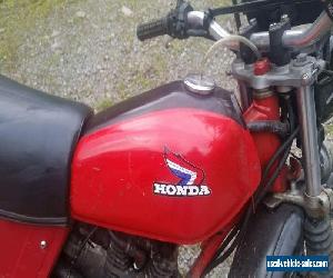 Honda XL185 motorbike