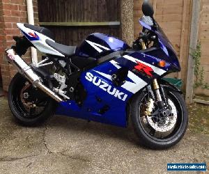 2004 SUZUKI GSXR 600 K4 blue 1443 miles showroom condition