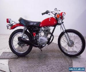 1973 Honda SL125K2 Trail Unregistered US Import Barn Find Classic Restoration 