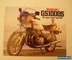 Suzuki GS1000S Sales Brochure 