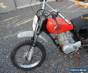 Honda XR75 1975 k2 original bike great to do up or restore VMX mini YZ80 