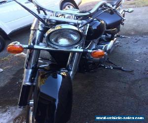 Honda Shadow 750VT with accessories and sissy bar